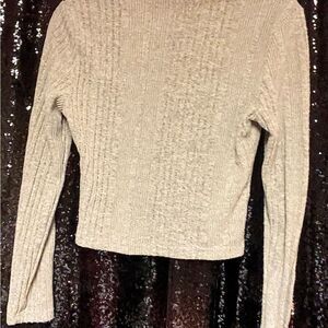 SHEIN Cream Crew Neck Sweater
